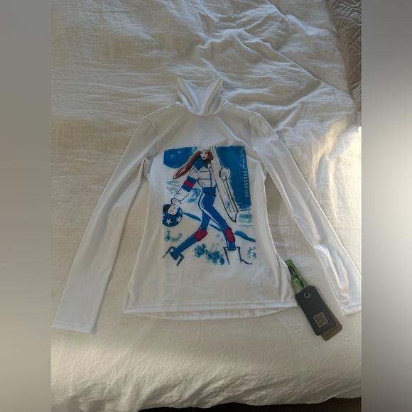 Goldbergh Turtleneck Long Sleeve T-Shirt size XS - Picture 3 of 5